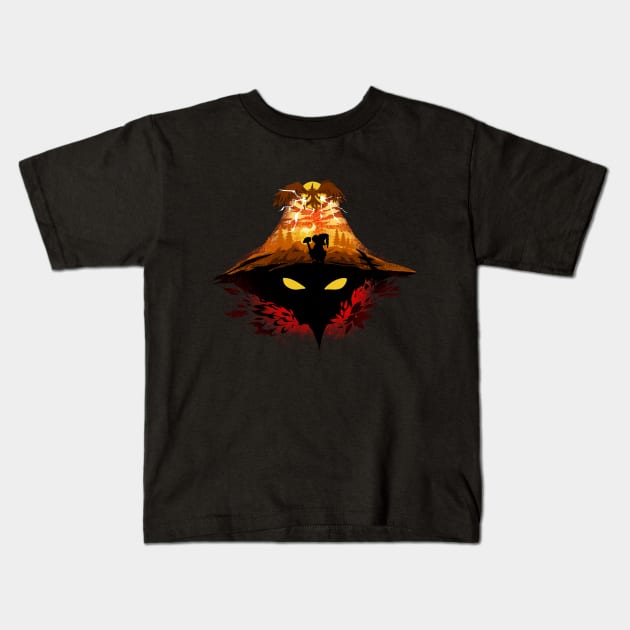 Black Waltz Fight Kids T-Shirt by HyperTwenty